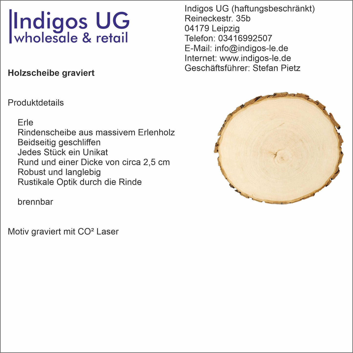 Baumscheibe - 3-er Herz - Geschenk Holzscheibe - Valentinstag - Foto und Wunschtext individuell personalisiert